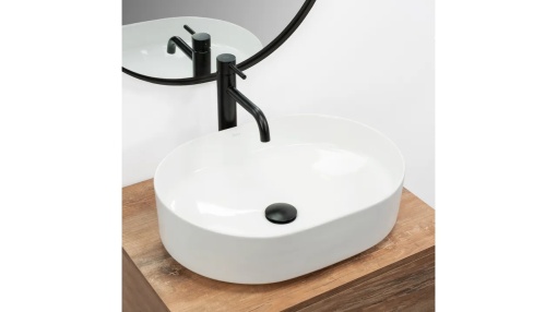 LAVOAR REA NADIA, ALB, 50 CM, DIN CERAMICA, CALITATE SUPERIOARA