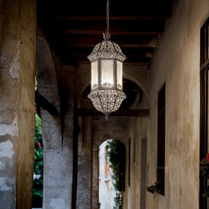 LUSTRA/PENDUL DESIGN RUSTIC MARRAKECH SP2 ARGINTIU