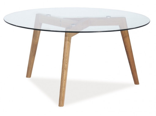 MASA DE CAFEA OSLO L2 TRANSPARENT/STEJAR STIL SCANDINAV SIGNAL