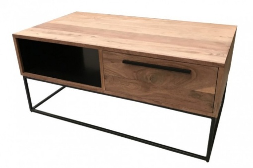 MASUTA DE CAFEA 110CM, STRAIGHT COD 40297, LEMN MASIV DE SALCAM