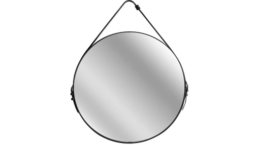 OGLINDA BAIE REA LOFT TPJ-60B, 60CM, NEGRU, DIN STICLA SI METAL, CALITATE SUPERIOARA