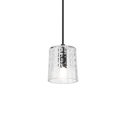 PENDUL COGNAC- 1 SP1, TRANSPARENT, DESIGN DECORATIV, IDEAL LUX