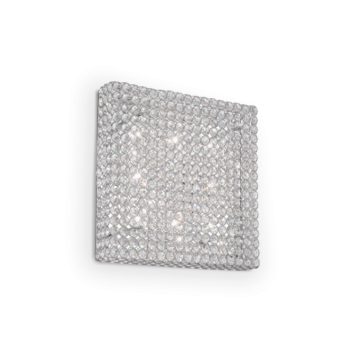 PLAFONIERA ADMIRAL PL8, CROM, DIN CRISTAL, STIL MODERN