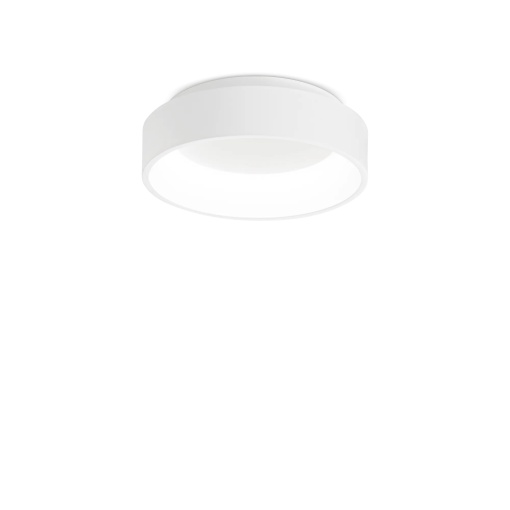 PLAFONIERA ZIGGY PL D030, ALB, DIN METAL, STIL MODERN