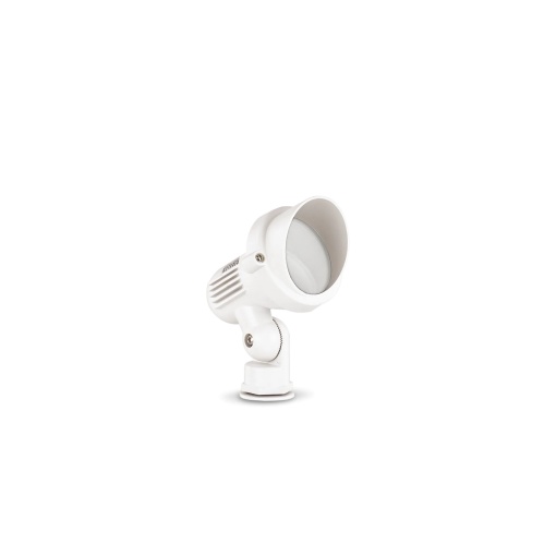 PROIECTOR TERRA PR1 SMALL, ALB, DIN ALUMINIU, STIL MODERN