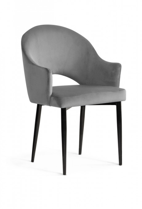 SCAUN DINING GODA GRI/NEGRU - DESIGN MODERN