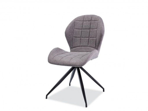 SCAUN DINING HALS II GRI/NEGRU STIL SCANDINAV SIGNAL