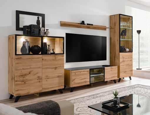 SET MODULAR LIVING THIN, CU ILUMINARE LED, WT TH, STIL MODERN, ASM