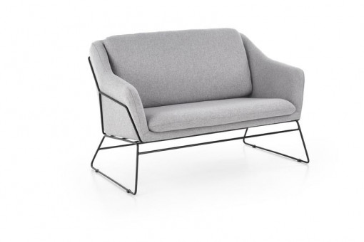 SOFA CONFORTABILA SOFT 2 XL GRI/NEGRU STIL MODERN HALMAR