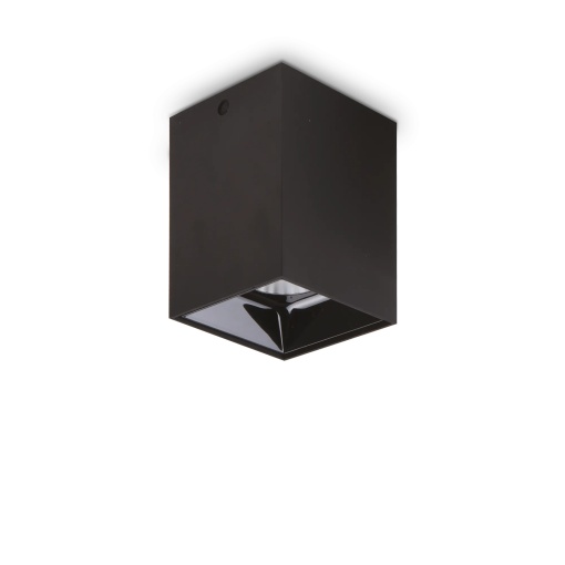 SPOT NITRO PL SQUARE D07, NEGRU, DIN ALUMINIU, STIL MODERN