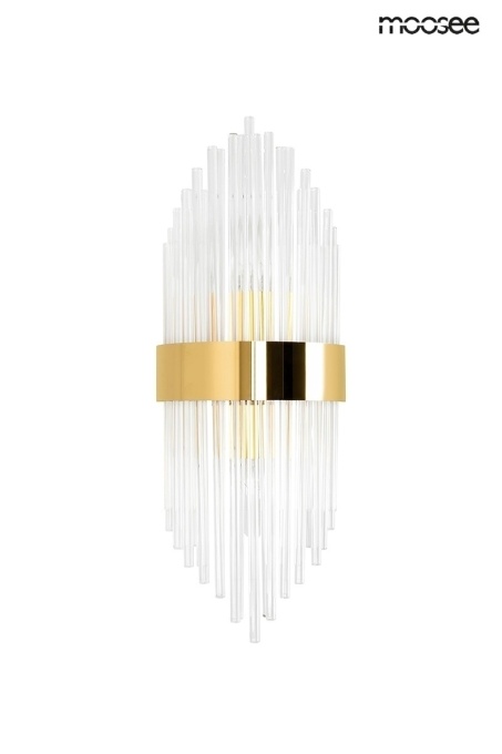 APLICA FLORENS S AURIE, CONFECTIONATA DIN STICLA SI METAL, STIL MODERN