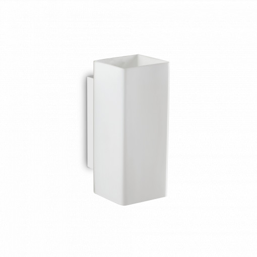 APLICA PAUL AP2 SQUARE, ALB, DIN STICLA, STIL MODERN