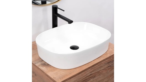 LAVOAR REA ANGIE, ALB, 52 CM, DIN CERAMICA, CALITATE SUPERIOARA