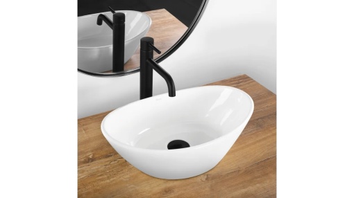 LAVOAR REA KATE, ALB, 45 CM, DIN CERAMICA, CALITATE SUPERIOARA