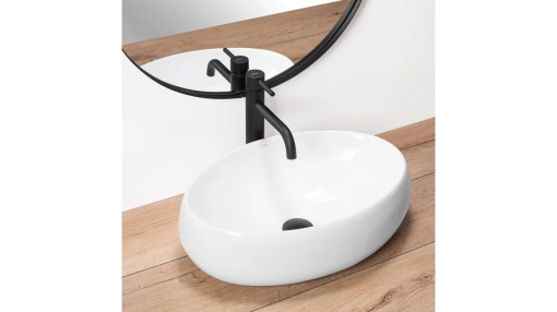LAVOAR REA LINDA, ALB, 48,5 CM, DIN CERAMICA, CALITATE SUPERIOARA