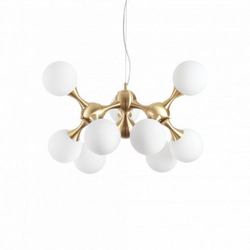 LUSTRA NODI SP9, ALB/ALAMA, DIN STICLA, STIL MODERN