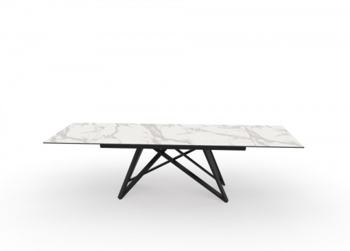 MASA EXTENSIBILA DE LUX 180/220/260CM, ATLAS, COD 40119, DIN METAL, STICLA SI CERAMICA, ARTIM GROUP SELECTION