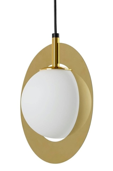 PENDUL AURORA, AURIU/ALB, DIN METAL SI STICLA, STIL MODERN, B2
