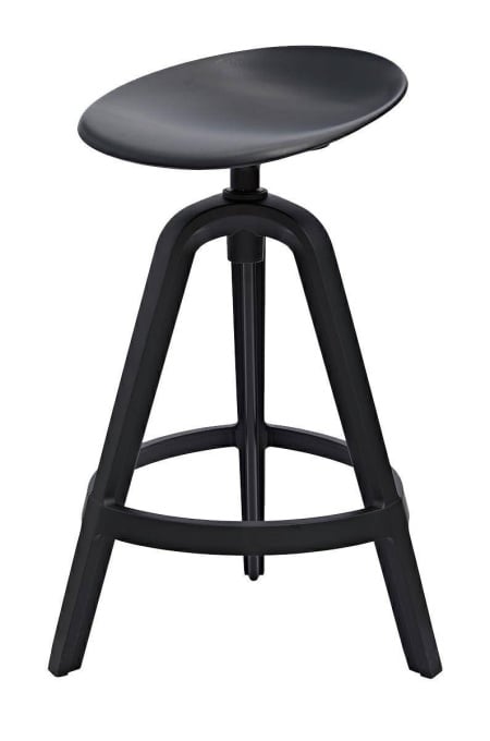 SCAUN DE BAR MIRA 66,5, NEGRU, CONFECTIONAT DIN POLIPROPILENA