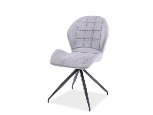 SCAUN HALS II GRI DESCHIS/NEGRU TAP.14 STIL SCANDINAV SIGNAL