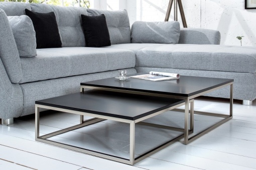 SET 2 MASUTE, NEW FUSION, DIN METAL SI MDF, DESIGN MODERN