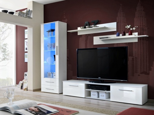 SET LIVING MODULAR CU LED GALINO 23 WWH GA STIL MODERN ASM