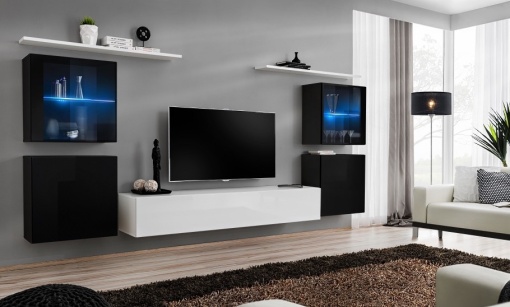 SET LIVING MODULAR CU LED SWITCH XIV 26 ZW SW14 STL MODERN ASM
