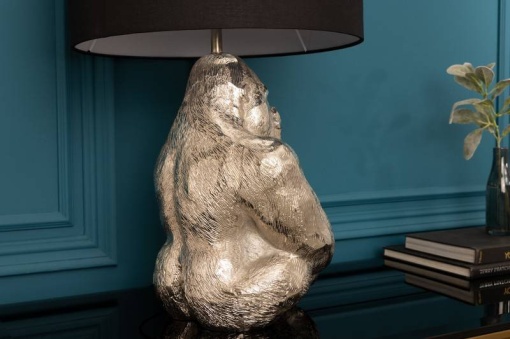 VEIOZA 60CM, GORILLA, COD 41688-41686, CULOARE ARGINTIE, STIL MODERN