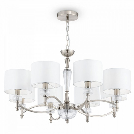 CANDELABRU ALICANTE MOD014CL-08N, DIN METAL SI TEXTIL, STIL MODERN, MAYTONI