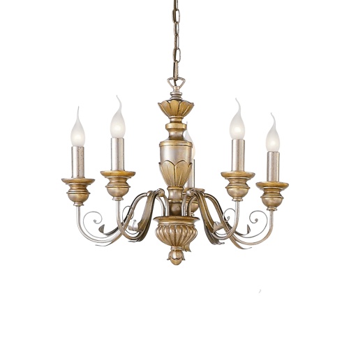 CANDELABRU FIRENZE SP5, AURIU, DIN METAL, STIL MODERN