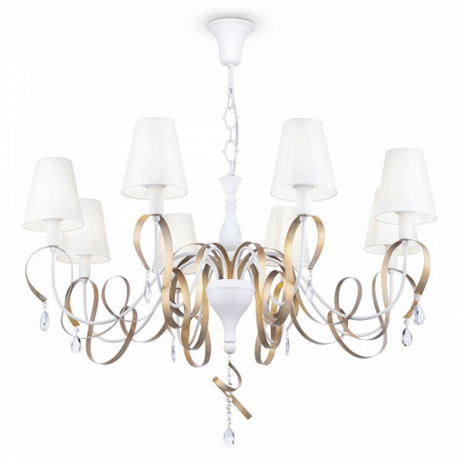 CANDELABRU INTRECCIO ARM010-08-W, DIN METAL SI TEXTIL, STIL MODERN, MAYTONI