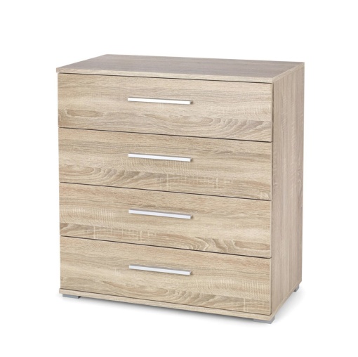COMODA LIMA KM-3, STEJAR SONOMA, DIN PAL MELAMINAT, STIL MODERN
