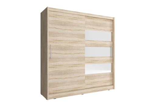 DULAP DORMITOR MAJA III 200 STEJAR SONOMA DESIGN MODERN PSK