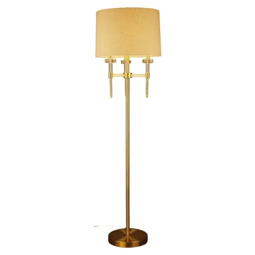 LAMPADAR JOSIE LB-0196, AURIU PERIAT, CONFECTIONAT DIN STICLA, TEXTIL SI METAL, RICHMOND INTERIOR