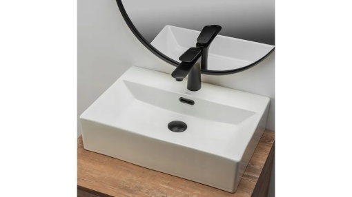 LAVOAR REA BONITA, 51 CM, ALB, DIN CERAMICA, CALITATE SUPERIOARA