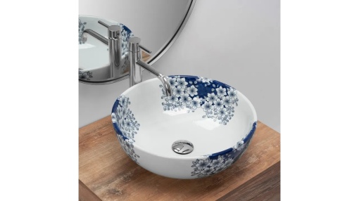 LAVOAR REA FIORI, MULTICOLOR, 41 CM, DIN CERAMICA, CALITATE SUPERIOARA