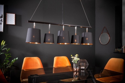 LUSTRA, LEVELS 100CM, NEGRU/AURIU, DESIGN MODERN