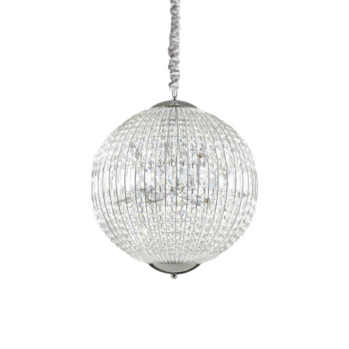 LUSTRA LUXOR SP8, CROM, DIN CRISTAL, STIL MODERN
