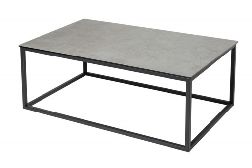 MASUTA DE CAFEA 100CM, SYMBIOZY, METAL SI ASPECT CERAMICA