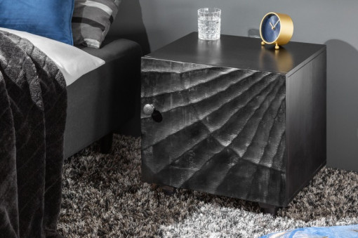 NOPTIERA DEOSEBITA 50CM, SCORPION, DIN LEMN MASIV MANGO NEGRU, COD 40430, SCULPTAT MANUAL
