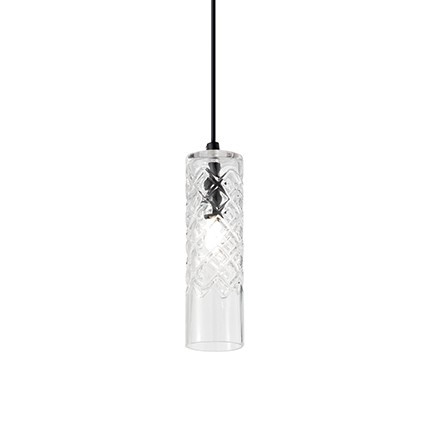 PENDUL COGNAC- 3 SP1, TRANSPARENT, DESIGN DECORATIV, IDEAL LUX