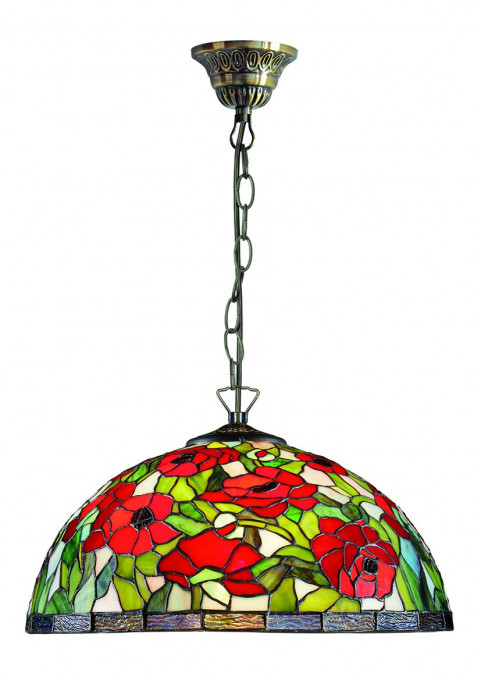 PENDUL TIFFANY DIN STICLA Y16564+C2 DESIGN CLASIC