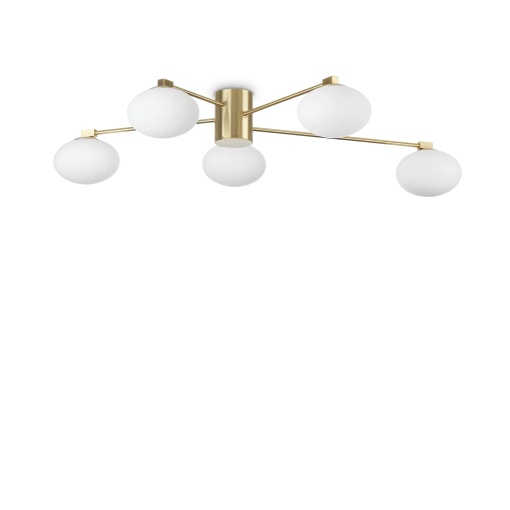 PLAFONIERA HERMES PL5 D90, ALAMA, DIN METAL, STIL MODERN