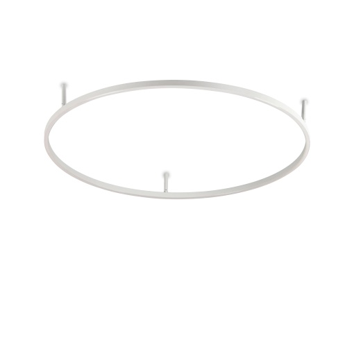PLAFONIERA ORACLE SLIM PL D090 ROUND, ALB, DIN POLICARBONAT, STIL MODERN