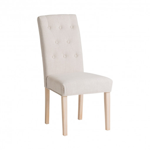 SCAUN BASTOÑA REF. 25223, ECRU, STIL CLASIC, DIN MDF SI IN, VIC
