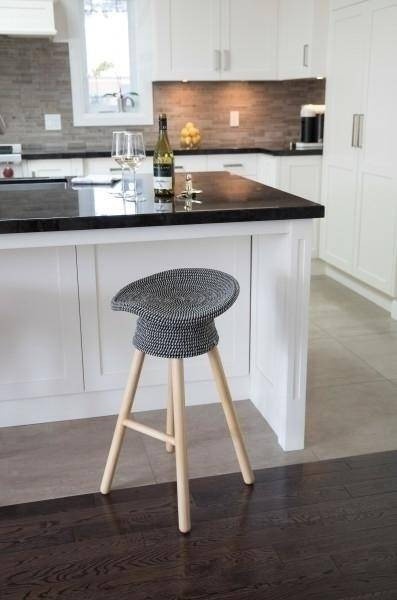 SCAUN DE BAR COILED, PRELUCRAT MANUAL, STIL MODERN, B2