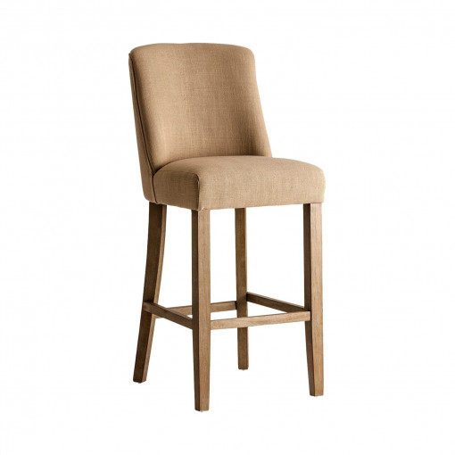 SCAUN DE BAR DIN LEMN MASIV DE PIN, POLIESTER SI SPUMA ASPACH REF. 24224, STIL MODERN, VIC