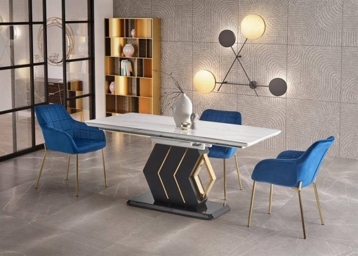 SET DINING - MASA VINCENZO CU 4 SCAUNE K306, STIL MODERN, HALMAR