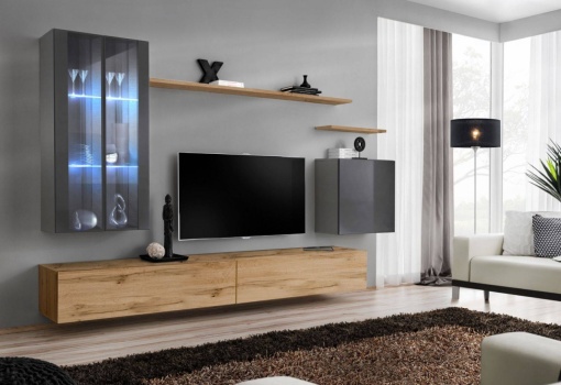 SET LIVING MODULAR CU LED SWITCH 12, GWT SW12, STIL MODERN, ASM