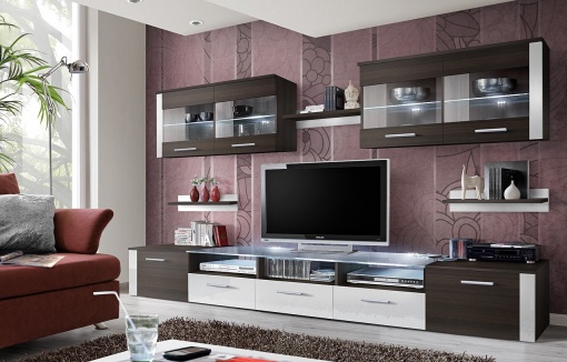 SET MODULAR LIVING CU LED ZOOM 23 EMW ZO STIL MODERN ASM